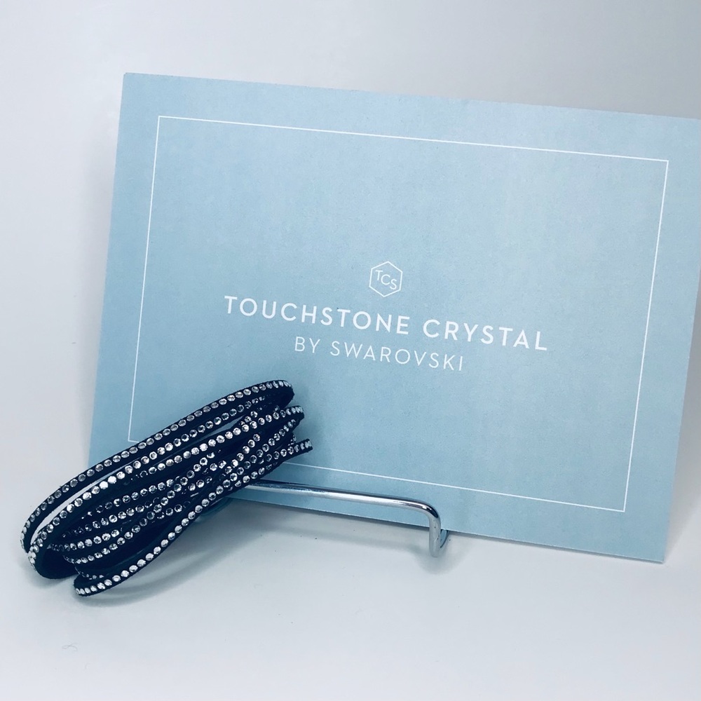 NEW Touchstone Crystal : Wrap-Star Bracelet, Black || 1269